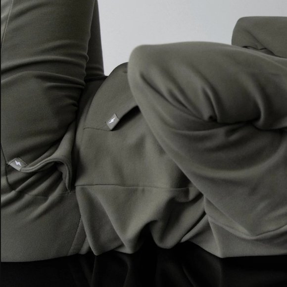 AZUR FIT LAUREL ULTRA LUXE HOODIE OLIVE XL - Picture 3 of 9